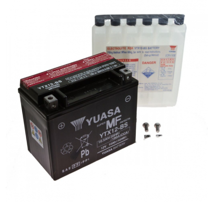 Аккумулятор YUASA (YTX12-BS)  Honda HSS 655 (31500-743-631) 